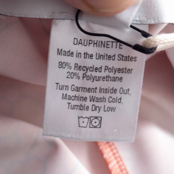 Dauphinette Printed Bike Shorts Orange Size L Athleisure Crafty Characters - Picture 5 of 7